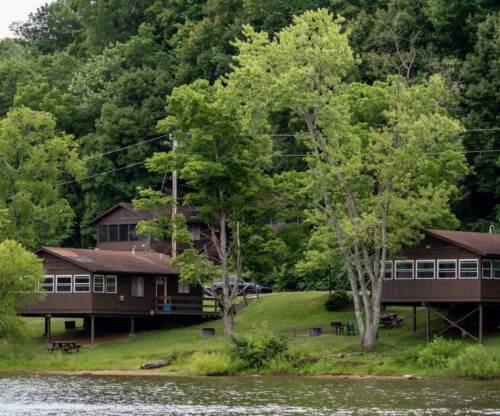 Lakeside cabins
