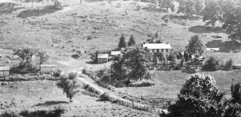 Old Picture of the Kennedy Stone House